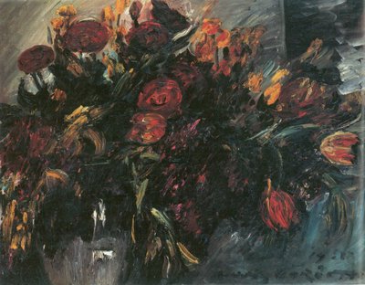 Red and Yellow Tulips by Lovis Corinth